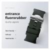 KGFCE Watch Strap for Audemars Piguet 15710/15703, Non-Quick-Release, 28 mm, Natural FKM Rubber, Black view 4