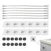 No-Drill Furniture Safety Straps for TVs, Dressers and Shelves view 1