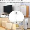 No-Drill Furniture Safety Straps for TVs, Dressers and Shelves view 4