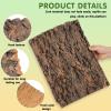 Happyyami Terrarium Cork Bark Reptile Decor, Hard Cork Bark view 3