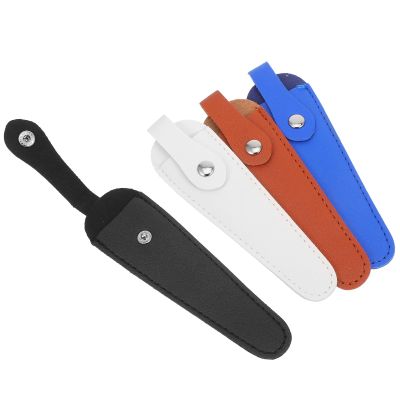 Happyyami PU Scissor Case, Protective Cover, 5.91 x 1.69 x 0.20 in, for Professional Hair and Craft Scissors