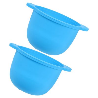 2-Piece Silicone 300 mL Inserts for Wax Warmers, for Hair Removal
