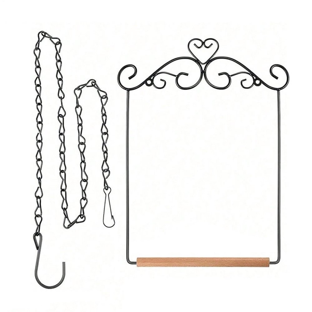 Bird Perch - Rustic Garden Decoration with Chain