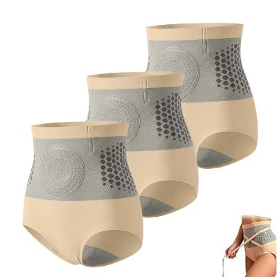 4-in-1 Microparticle Sculpting Shorts, Seamless High-Waisted Shapewear with Tummy Control, Butt Lifting and Fat-Burning Design for Women (Z04, 3-Piece, Beige, 5XL)