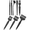 Amosfun Cleaning Brushes, 8-Piece Set, with Non-Slip Handles for Electric Shavers, PP, Compact and Durable for Travel and Daily Use view 1