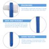 Garneck Double-Headed Denture Brushes, 2-Pack, Red and Blue view 3