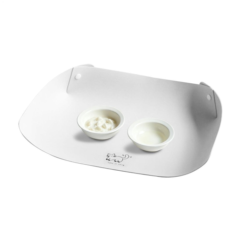 Dog Feeding Mat with Raised Spill-Proof Edge