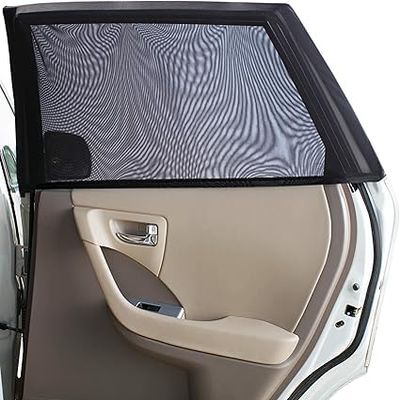 DHONDT Sun Shades for VW Gran Lavida 2013–2021, 2-Piece Elastic Mesh Set for Babies and Children