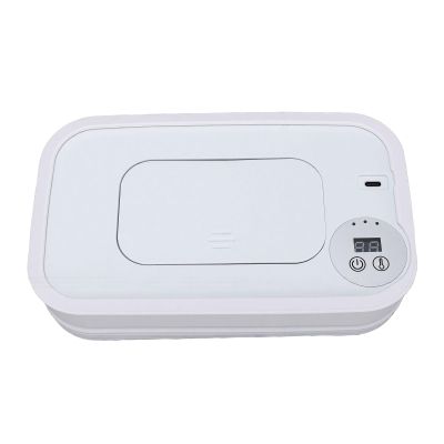 Tnfeeon Baby Wipe Warmer, PP Wipe Dispenser with 3 Temperature Settings, White
