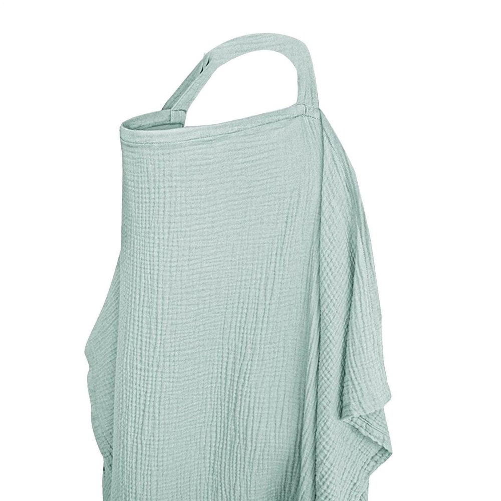 Breathable Cotton Nursing Cover Poncho, 360° Coverage