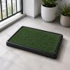 KQFCAZRE Washable Dog Toilet with Artificial Grass for Indoor Use view 3