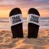 22Feels Spa Slides for Women & Maid of Honor, Black and White, Size 38/39 view 2