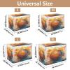 KAAVIYO Watercolor Basketball Blue Art Waterproof Dog and Cat Crate Cover view 3
