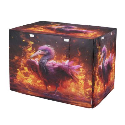KAAVIYO Waterproof Pet Cage Cover - Pink Flamingo