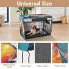 KAAVIYO Watercolor Ball Blue Art Dog and Cat Crate Cover, Waterproof Indoor/Outdoor Pet Crate Cover view 4