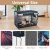 KAAVIYO Red Octopus Blue Flower Dog and Cat Crate Cover, Waterproof Indoor/Outdoor Pet Crate Cover view 4