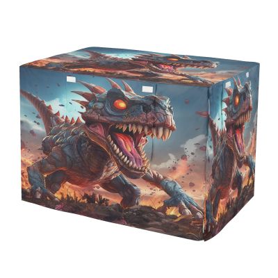KAAVIYO Scary Fire Dinosaur Dog and Cat Crate Cover, Waterproof