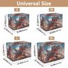 KAAVIYO Scary Fire Dinosaur Dog and Cat Crate Cover, Waterproof view 3