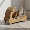 Corrugated Cardboard Cat Scratcher Lounge, Ergonomic Cat Scratch Bed, Style 4 view 3