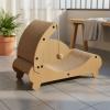 Corrugated Cardboard Cat Scratcher Lounge, Ergonomic Cat Scratch Bed, Style 4 view 4