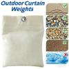 Woedpez 8-Piece Curtain Weight Bags with Sealed Pouches and Metal Clips view 3