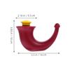Hemobllo 3-Pack Plastic Nasal Rinse Bottles with Soft Nozzles view 2