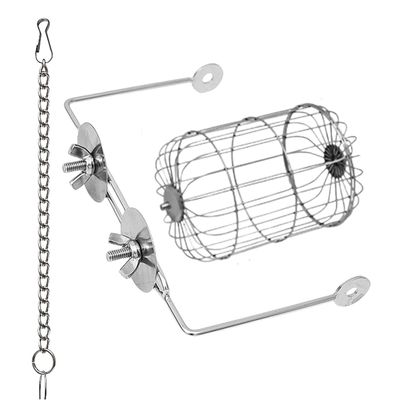 Rabbit Hay Feeder Station, Stainless Steel, 11 x 16 cm, 270 g