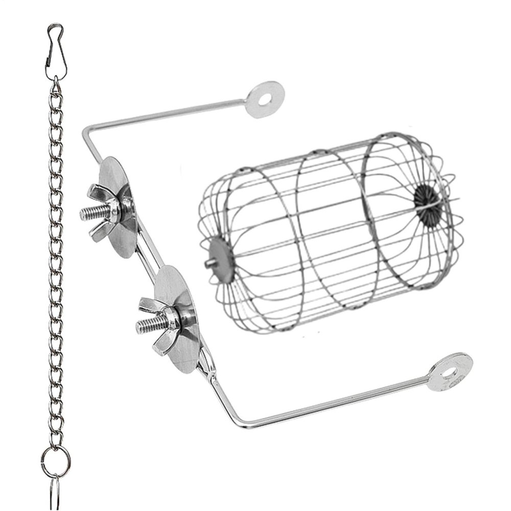 Rabbit Hay Feeder Station, Stainless Steel, 11 x 16 cm, 270 g