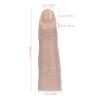 Silicone Artificial Nail Practice Finger, Realistic Finger Shape view 2