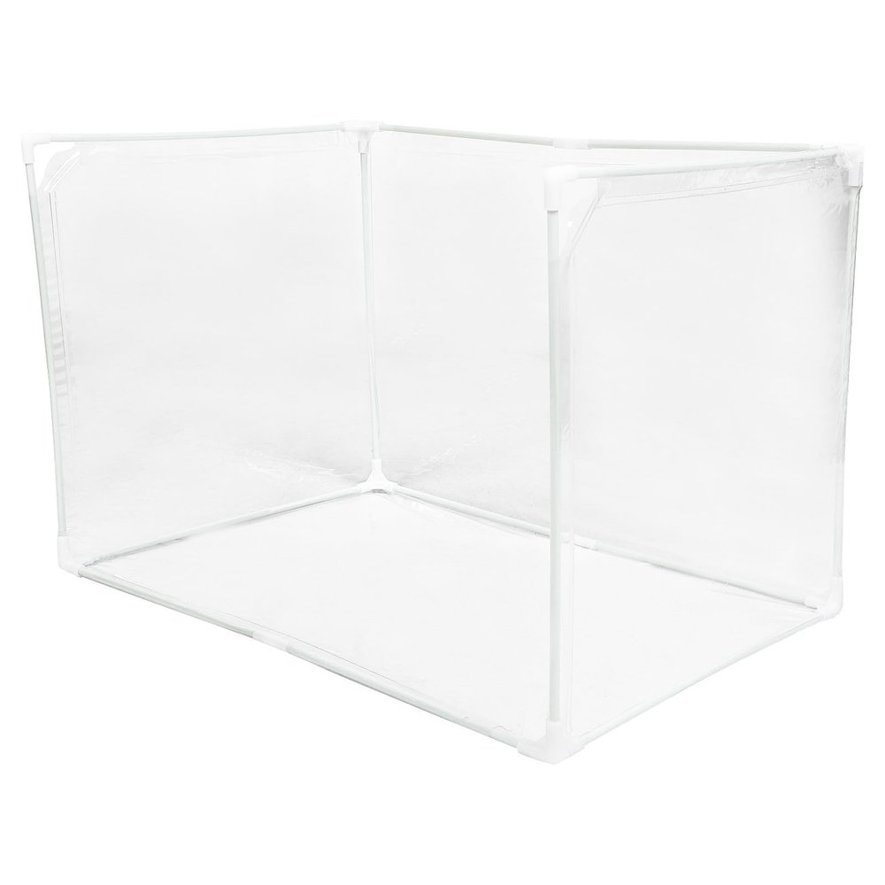 BESTYASH Foldable Dog Toilet, 61 x 45 x 45 cm, with Urine Pad Holder and Splash-Resistant Toilet Seat Cover