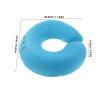 Blue Cotton U-Shaped Massage Pillow for Massage Tables view 2