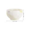 LIFKICH Natural Lightweight Compact Jade Shaving Soap Bowl for Men, Green, Easy to Clean, for Grooming and Travel view 2