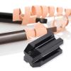 POPETPOP 3-Piece Black Plastic Cosmetic Pencil Sharpeners for Eyebrow Pencils and Lip Liners, Four Sharpening Styles view 4