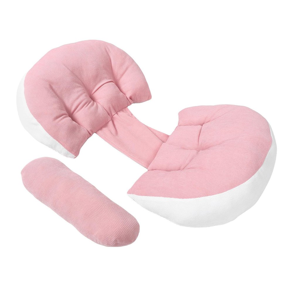 MAJORMENCH U-Shaped Pregnancy Pillow for Side Sleepers and Nursing Mothers