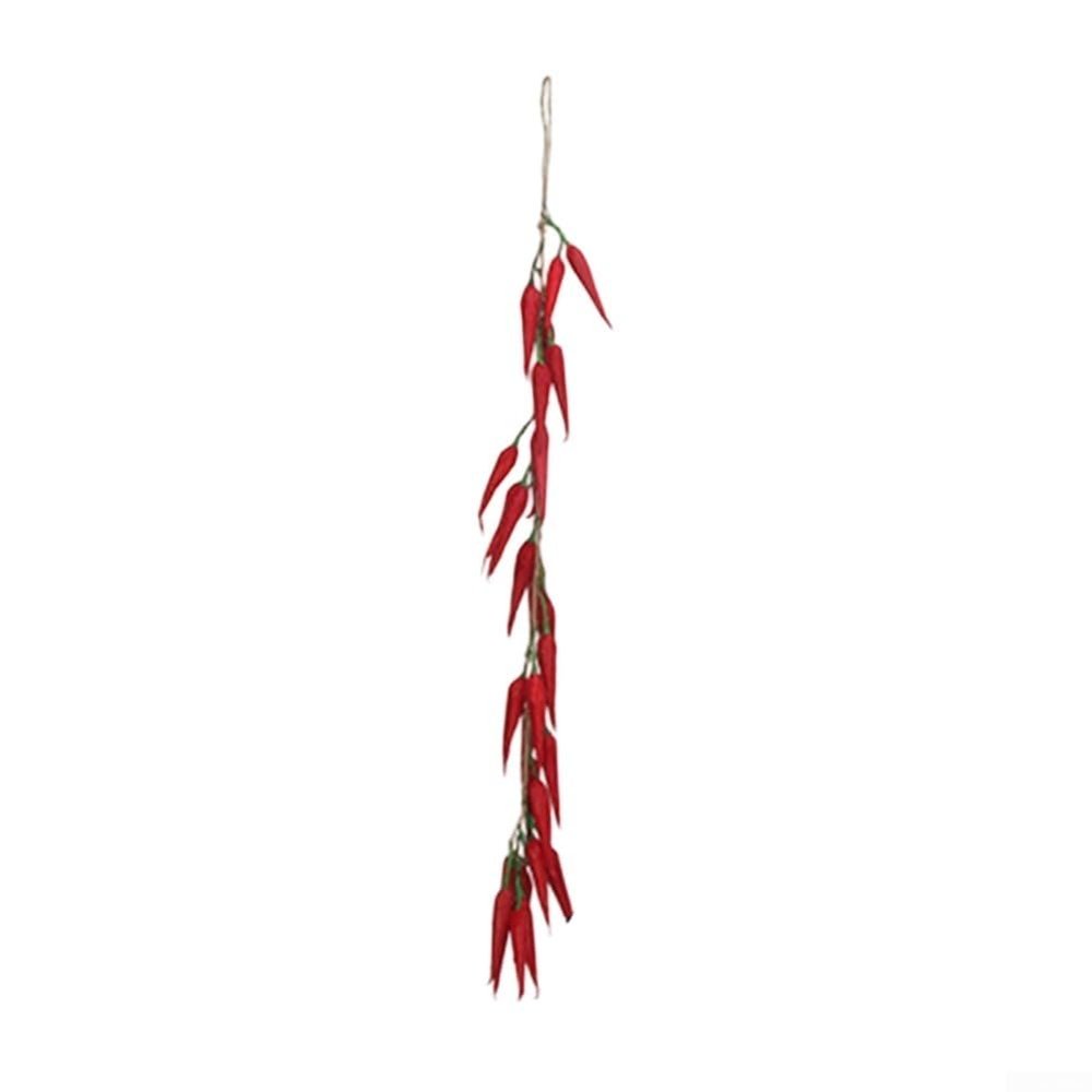 Colorful Vegetable Hanging Set with Pepper, Garlic, and Peanut Models