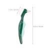 SAFIGLE 4-Pack Portable Double-Sided Denture Brushes with Ergonomic Handles view 2