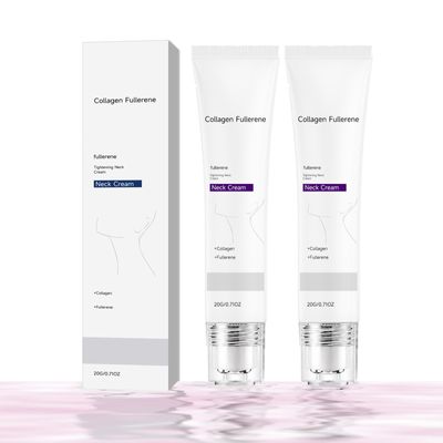 Magic Collagen Fullerene Neck Cream, Anti-Wrinkle Neck Cream with Collagen Peptides, 2-Pack