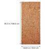 Abaodam Natural Coconut Fiber Reptile Carpet, Breathable and Non-Slip, Brown Mat for Terrariums and Pets view 2