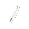 Operitacx 15-Piece Eyelash Brushes with Nylon Bristles and Black Crystal Handles view 2