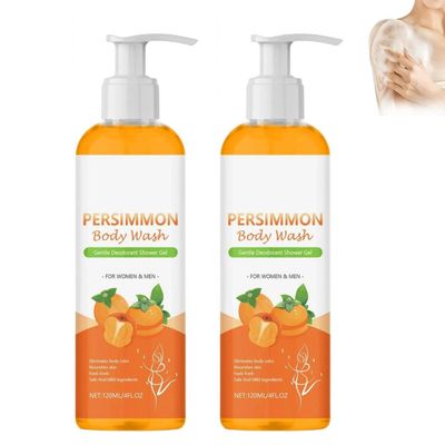 Savelina Persimmon Soap for Older Adults, 2-Pack, Orange
