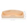COOLHIYA Rabbit Wooden Feeder with Bowl and Grass Holder for Guinea Pigs and Small Rodents view 2