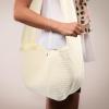 HOMOBABE Beige Pet Carrier Sling for Cats and Dogs, Breathable Polyester Shoulder Bag view 4