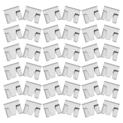 Tofficu Silver Wire Cage Clips - Easy Installation & Universal Fit