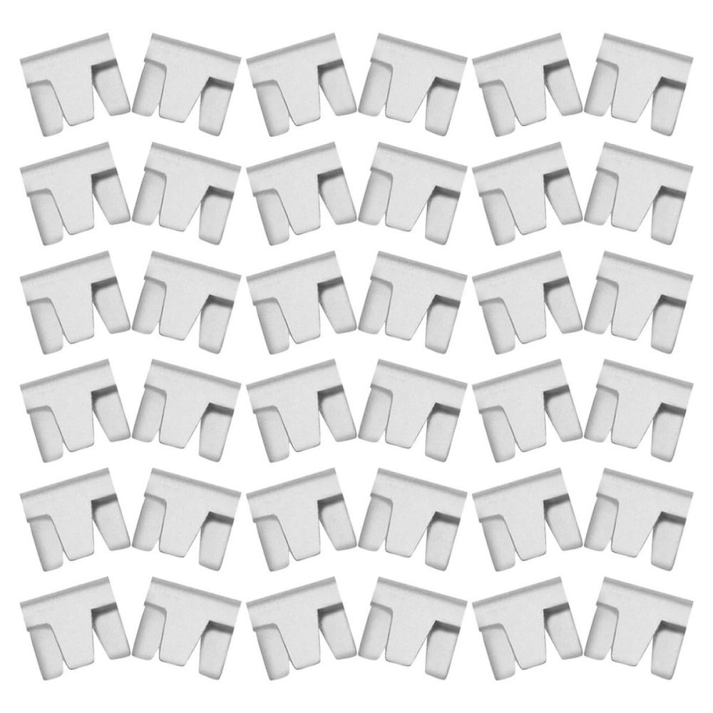 Tofficu Silver Wire Cage Clips - Easy Installation & Universal Fit