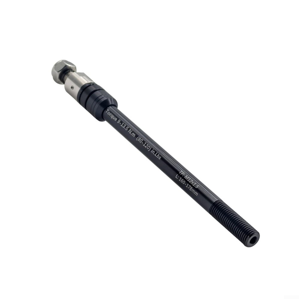 Bicycle Trailer Thru-Axle Adapter M12 x 1.0/1.5/1.75, 160–178 mm, for 135/142/148 mm Frames