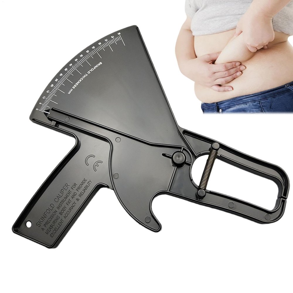 Skinfold Caliper, Body Fitness Measuring Device, 0–88 mm Body Fat