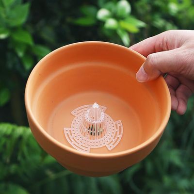BEAZOOM 15-Piece Conical Mesh Pads for Flower Pots, Hollow Cone Design for Airflow, Drainage and Root Protection