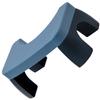 Plastic Toilet Footstool, Non-Slip, Blue, U-Design view 1