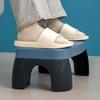 Plastic Toilet Footstool, Non-Slip, Blue, U-Design view 4