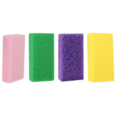 PartyKindom 4-Piece Foot File Set for Pedicure, Coarse and Fine Grit, Assorted Colors